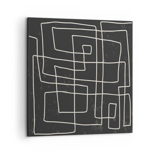 Tablou pe pânză - Nu atât de simplu - 50x50 cm