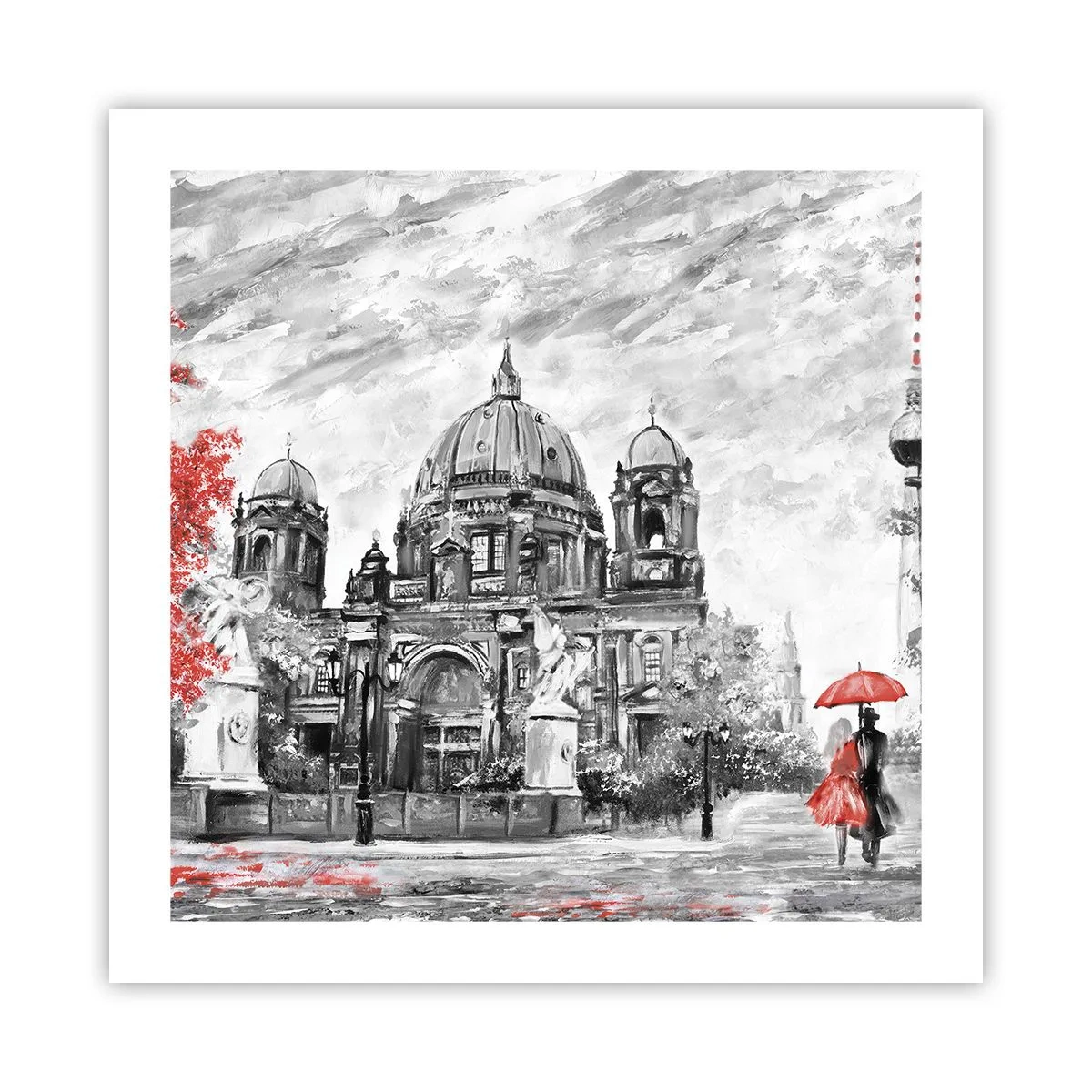 Poster - Reuniune în Berlin - 50x50 cm