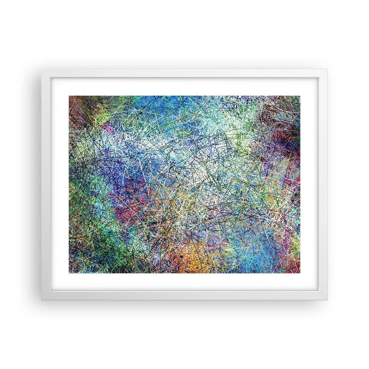 Poster în ramă albă - Nu este atât de simplu - 50x40 cm