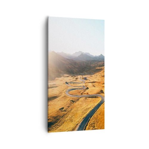 Tablou pe pânză - Într-o vale de aur - 55x100 cm