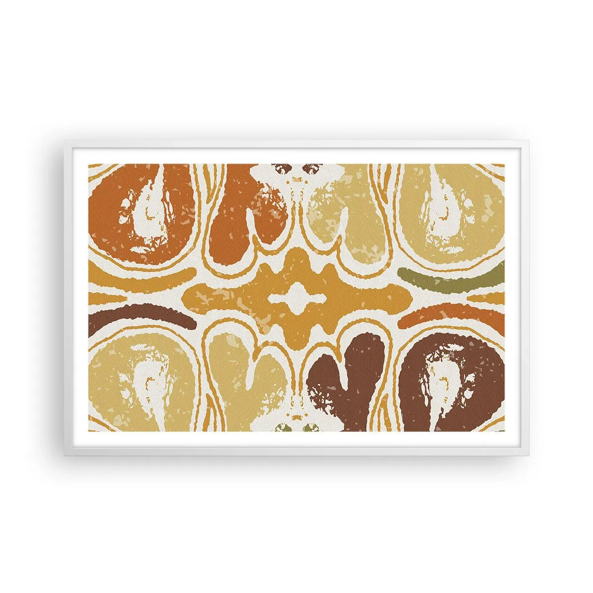 Poster în ramă albă - Abstracție sentimentală - 91x61 cm