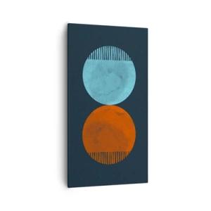 Tablou pe pânză - Doar geometrie? - 55x100 cm