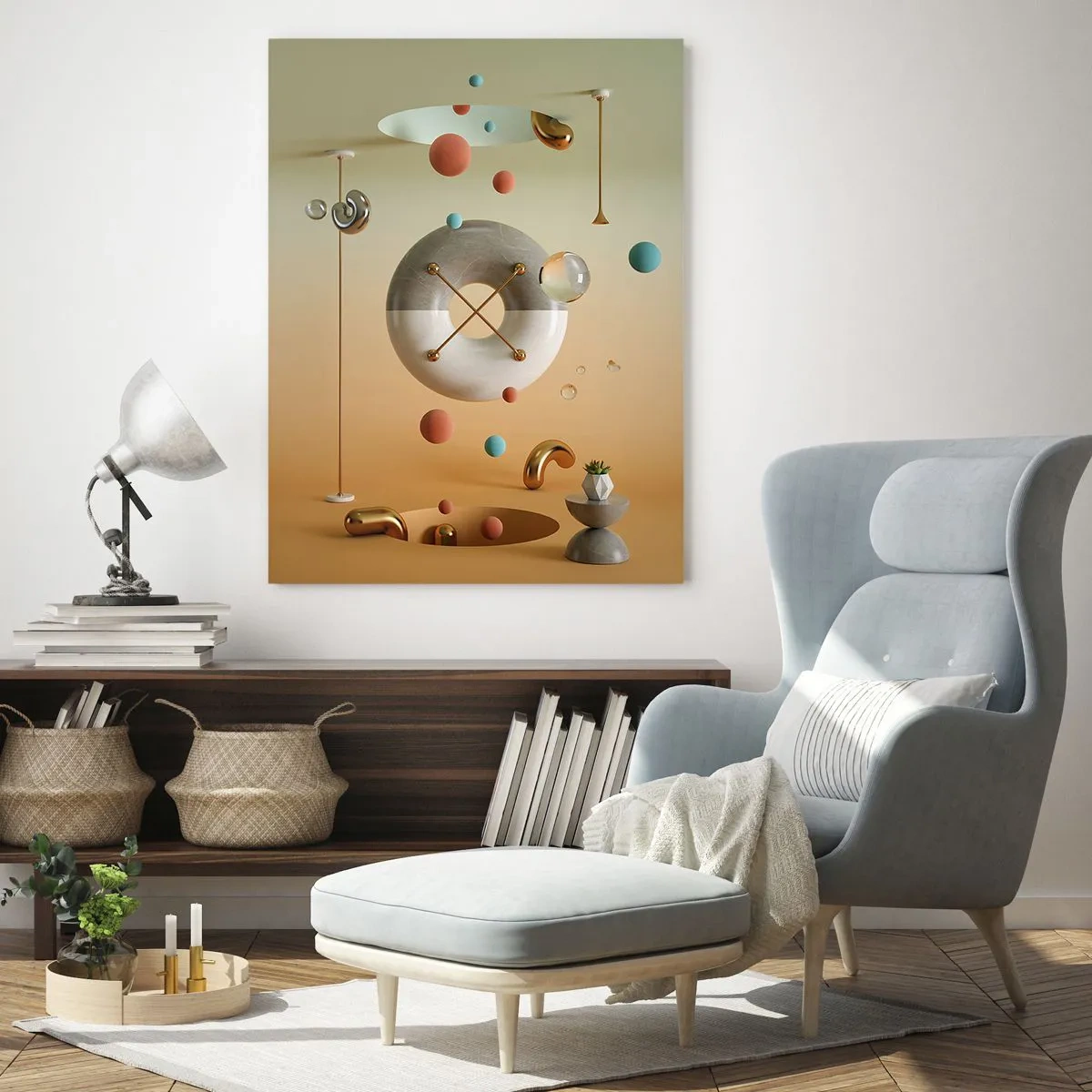 Tablou pe sticlă - Orice se poate întâmpla - 80x120 cm