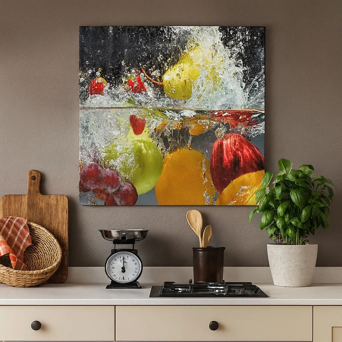 Tablou pe pânză - Răcoritoare cu fructe - 30x30 cm