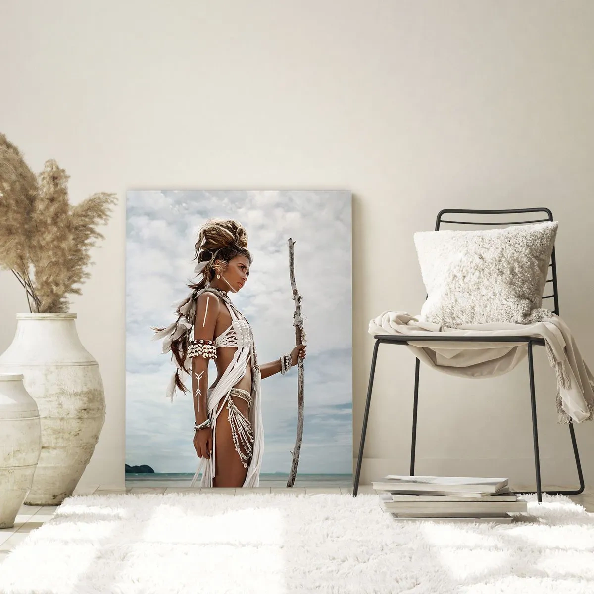 Tablou pe sticlă - Regina tropicelor - 50x70 cm