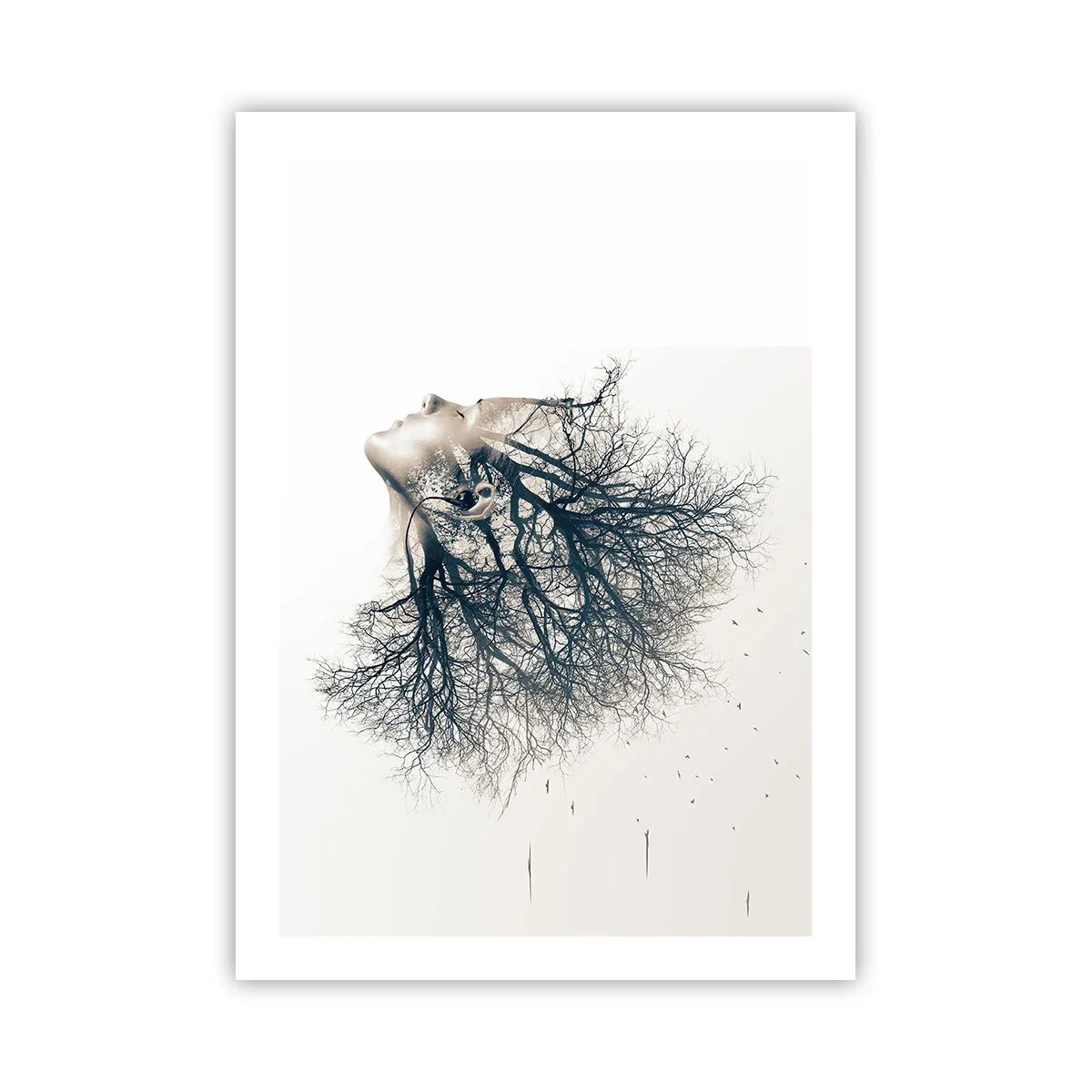 Poster - Ascultând șoapta copacului - 50x70 cm