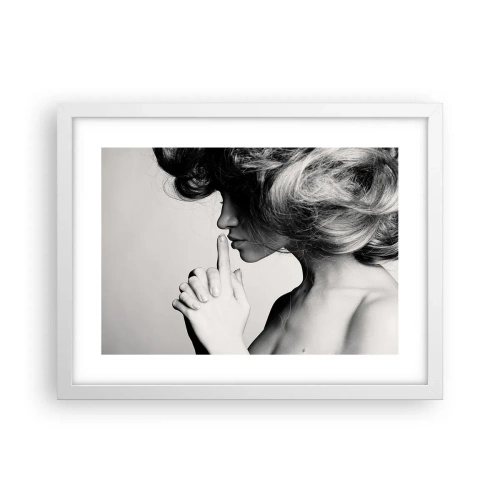 Poster în ramă albă - Ascultă-te pe tine însuți - 40x30 cm