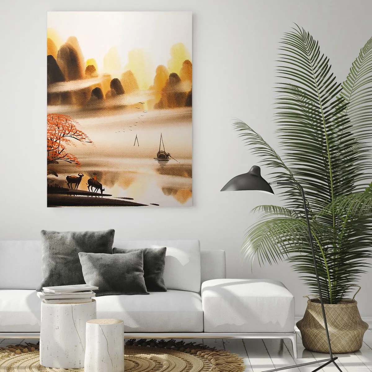 Tablou pe sticlă - Mai departe decât Orientul Îndepărtat - 50x70 cm
