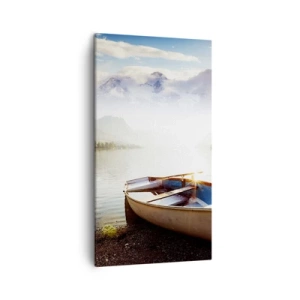 Tablou pe pânză - Peste apa mare și limpede - 45x80 cm