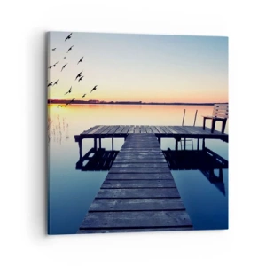 Tablou pe pânză - A fost o zi bună - 70x70 cm