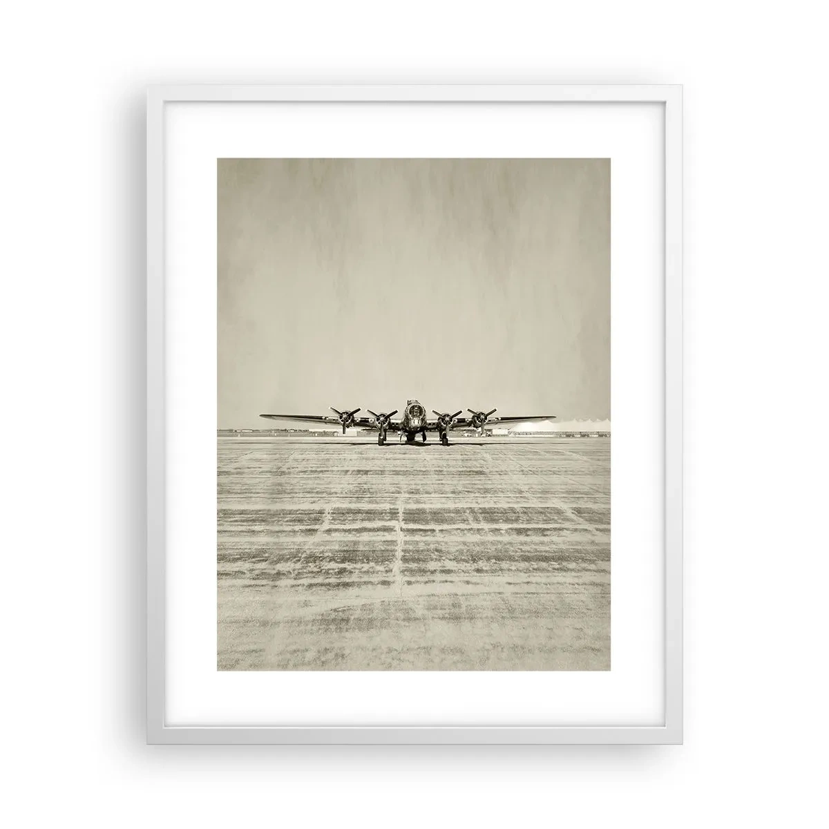 Poster în ramă albă - Pregătit, ca întotdeauna - 40x50 cm