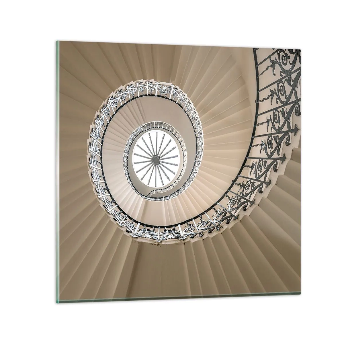 Tablou pe sticlă - În interiorul cochiliei - 50x50 cm