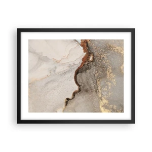 Poster în ramă neagră - La granița culorilor - 50x40 cm