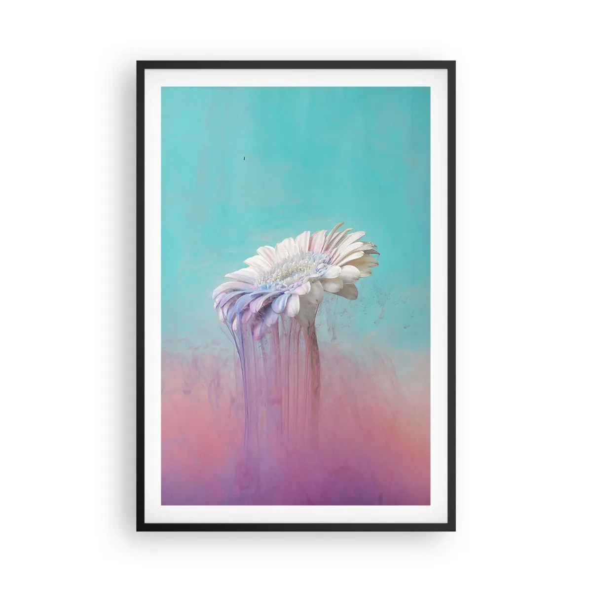 Poster în ramă neagră - Viața de după flori - 61x91 cm