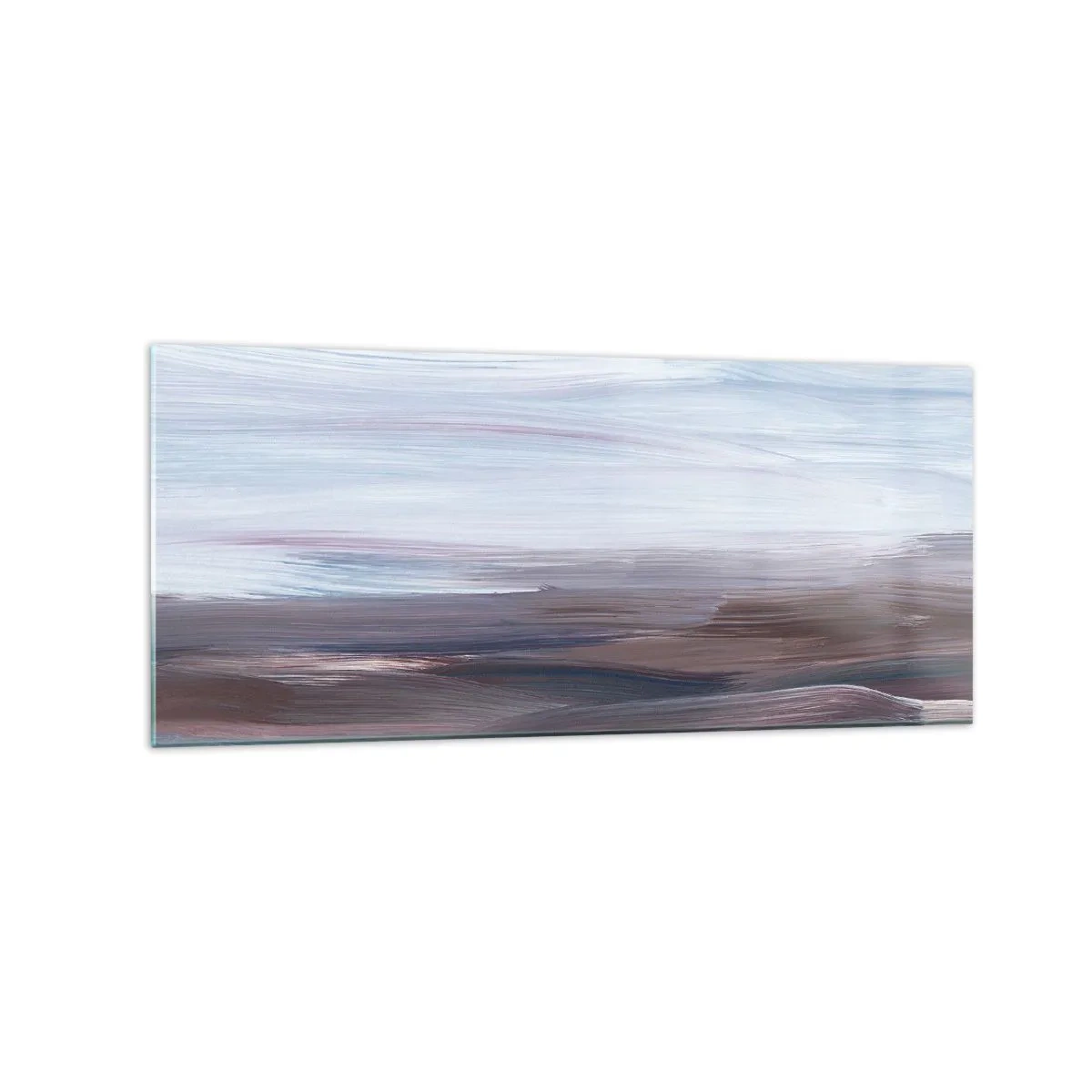 Tablou pe sticlă - Elemente: apă - 120x50 cm