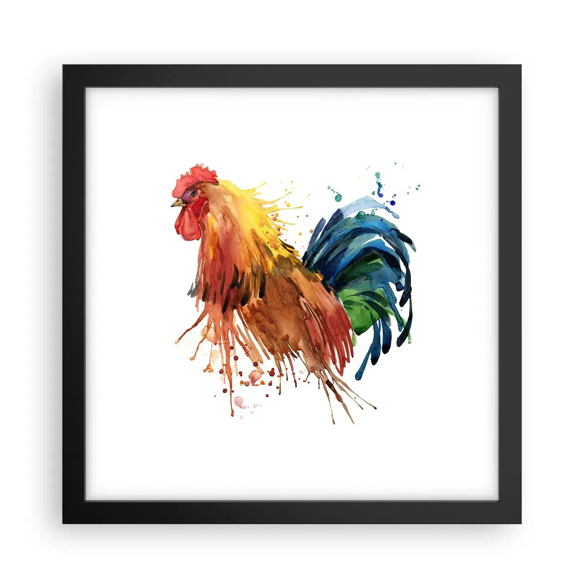 Poster în ramă neagră - Haina regală, mândria regală - 30x30 cm