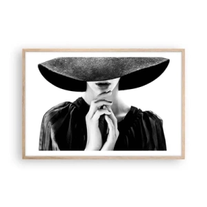 Poster în ramă de stejar deschis - Frumusețea ascunsă - 91x61 cm