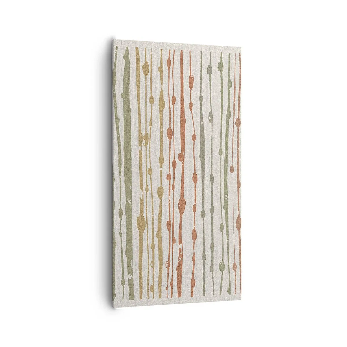 Tablou pe pânză - Notația culorilor muzicale - 65x120 cm