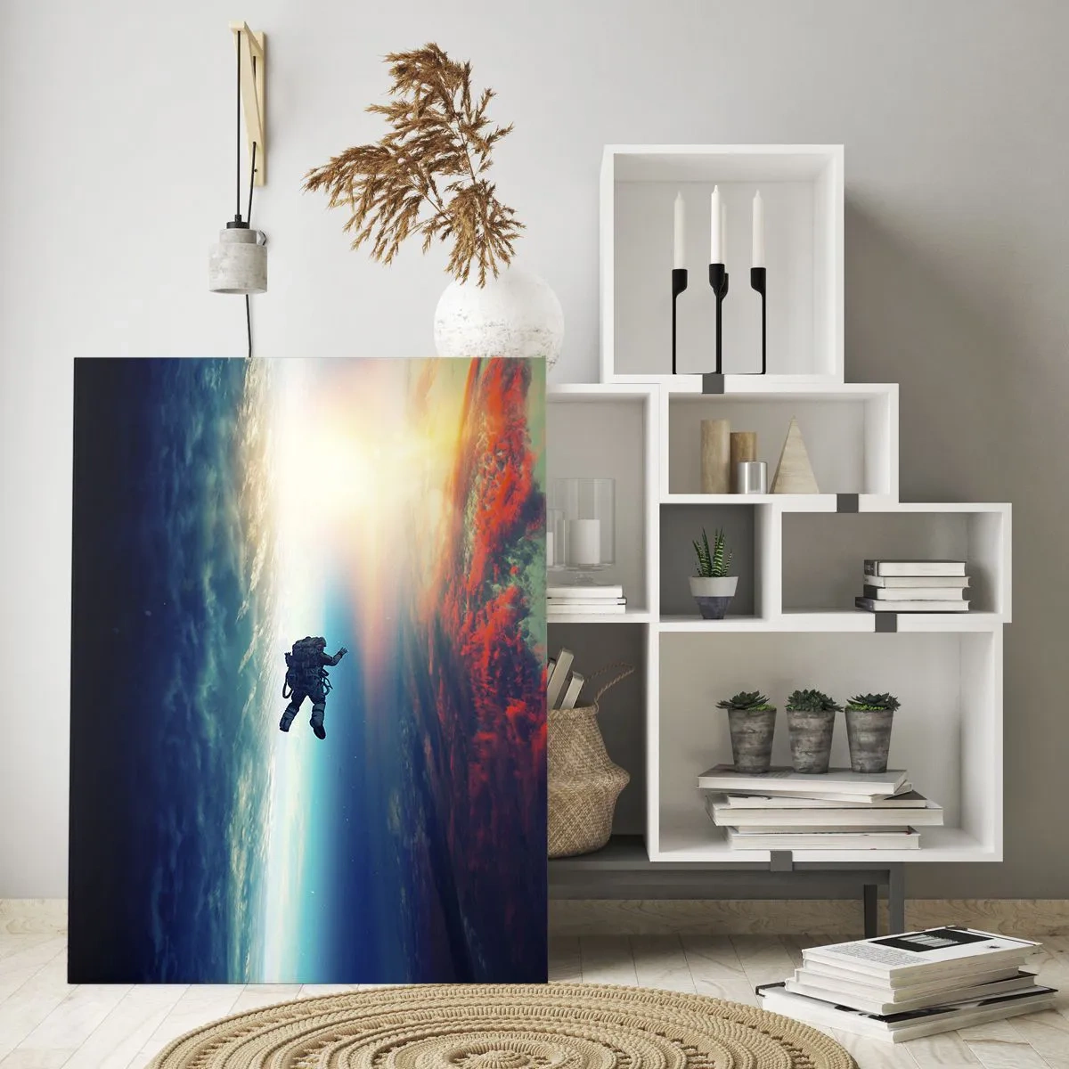 Tablou pe sticlă - Provocând universul - 50x70 cm