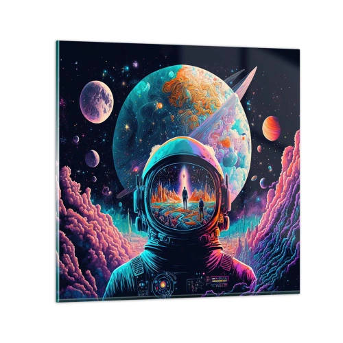 Tablou pe sticlă - Visul nevisat al filozofiilor - 70x70 cm