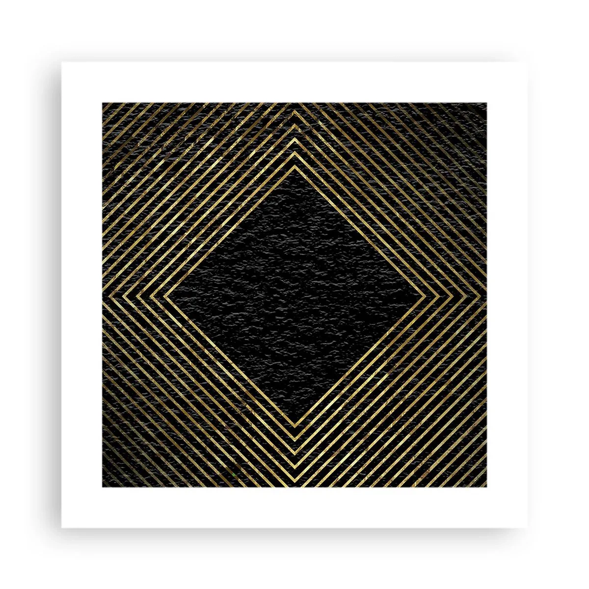 Poster - Geometrie în stil glamour - 40x40 cm