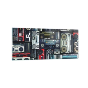 Tablou pe sticlă - Nostalgie pentru anii `80. - 120x50 cm