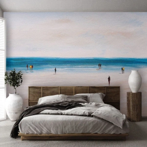 Tapet Premium Sand - Nevoia naturală - plajă, oameni, Minimalism - 100x70 cm