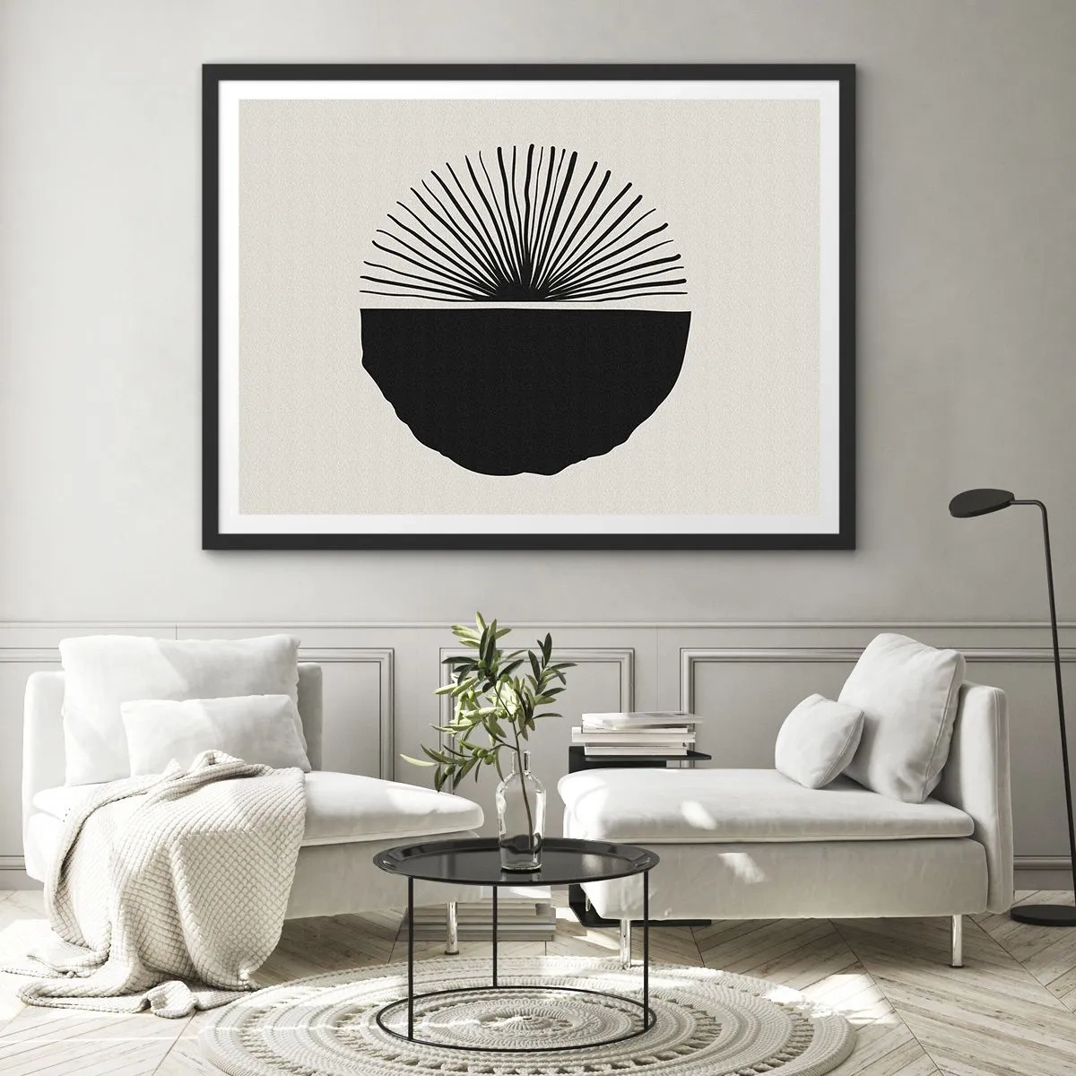 Poster în ramă neagră - Gama de posibilități - 70x50 cm
