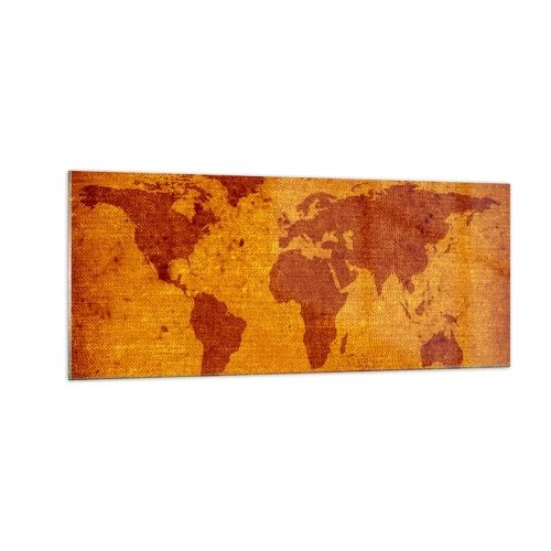 Tablou pe sticlă - Invitație la o călătorie - 100x40 cm