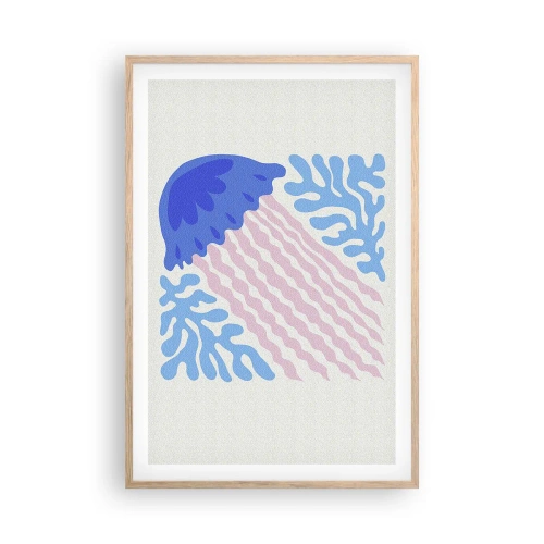 Poster în ramă de stejar deschis - Ca și cum ar fi din altă lume - 61x91 cm