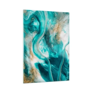 Tablou pe sticlă - Râul de aur - 50x70 cm