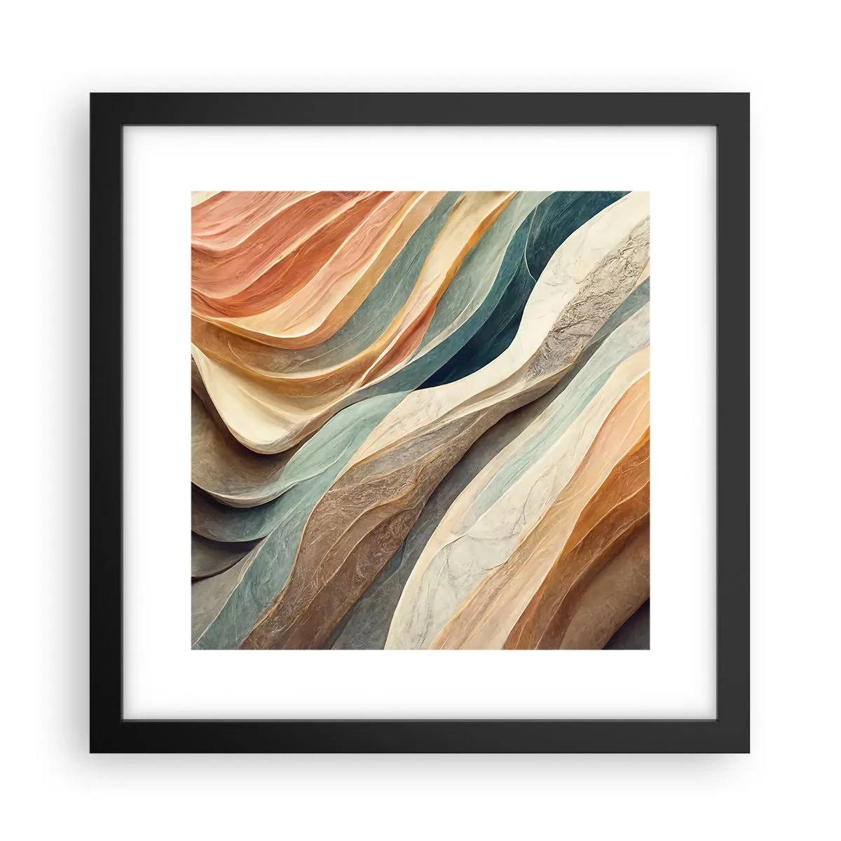Poster în ramă neagră - Momentul dinaintea schimbării - 30x30 cm