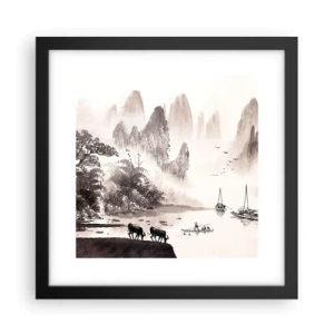 Poster în ramă neagră - Viața exotică de zi cu zi a Estului - 30x30 cm