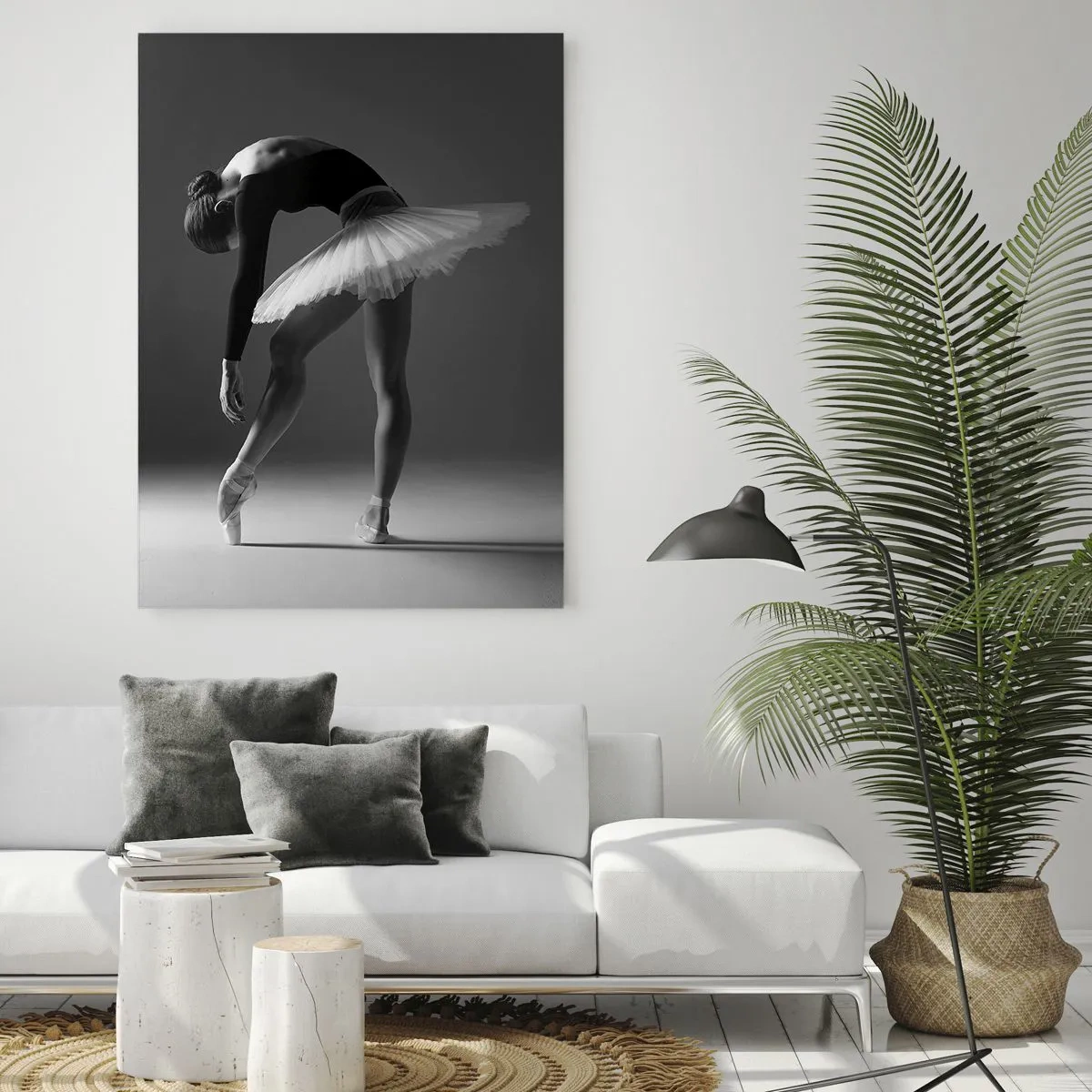 Tablou pe sticlă - Bella balerina - 70x100 cm
