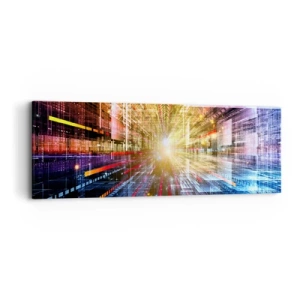 Tablou pe pânză - Coridor luminos - 90x30 cm