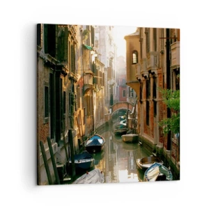 Tablou pe pânză - Pe o străduță venețiană - 50x50 cm