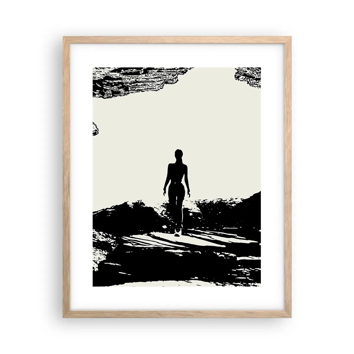 Poster în ramă de stejar deschis - O nouă înfățișare - 40x50 cm