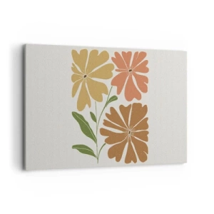 Tablou pe pânză - Natură și geometrie - 100x70 cm