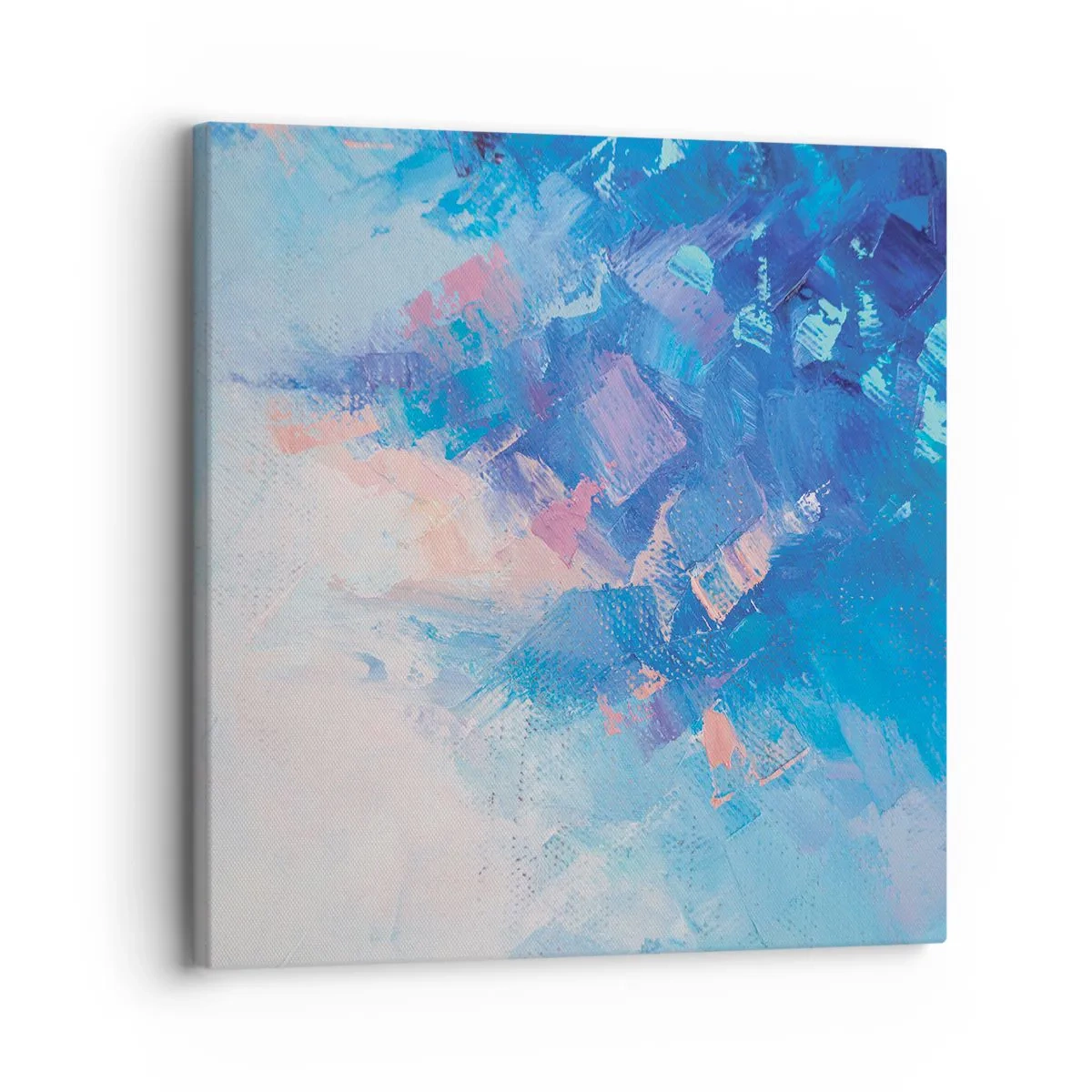 Tablou pe pânză - Abstracție de iarnă - 30x30 cm