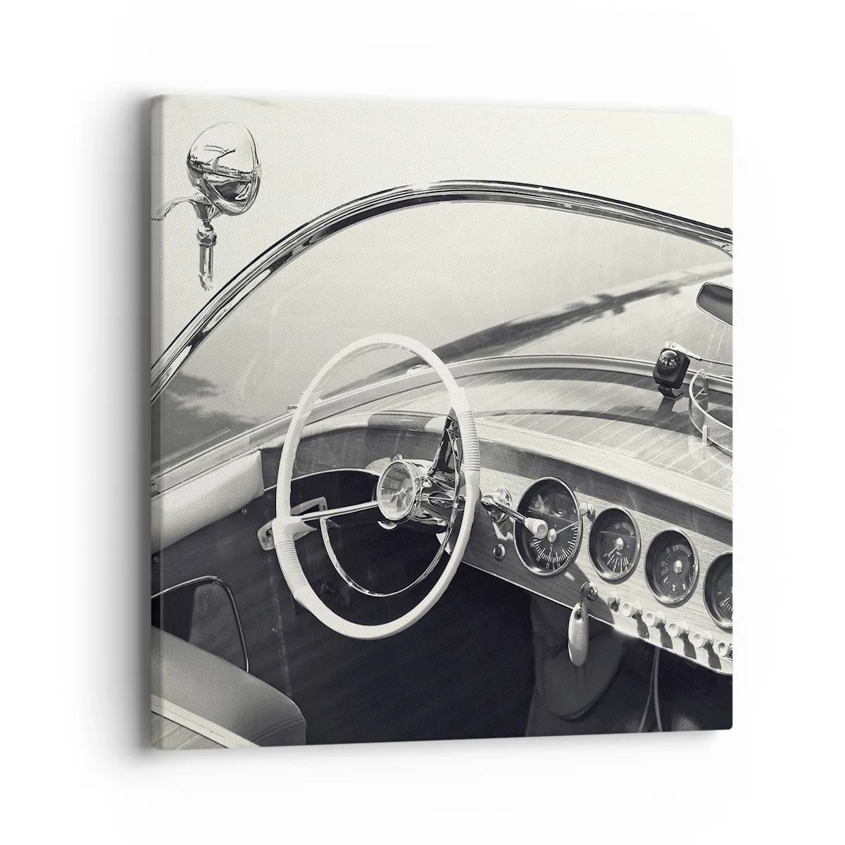 Tablou pe pânză - E timpul pentru cei bogați - 40x40 cm