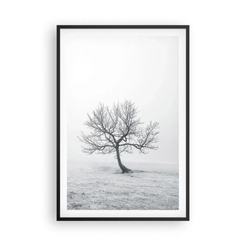 Poster în ramă neagră - Împotriva neantului - 61x91 cm