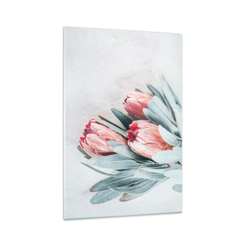 Tablou pe sticlă - Rușinate de propria lor frumusețe - 70x100 cm