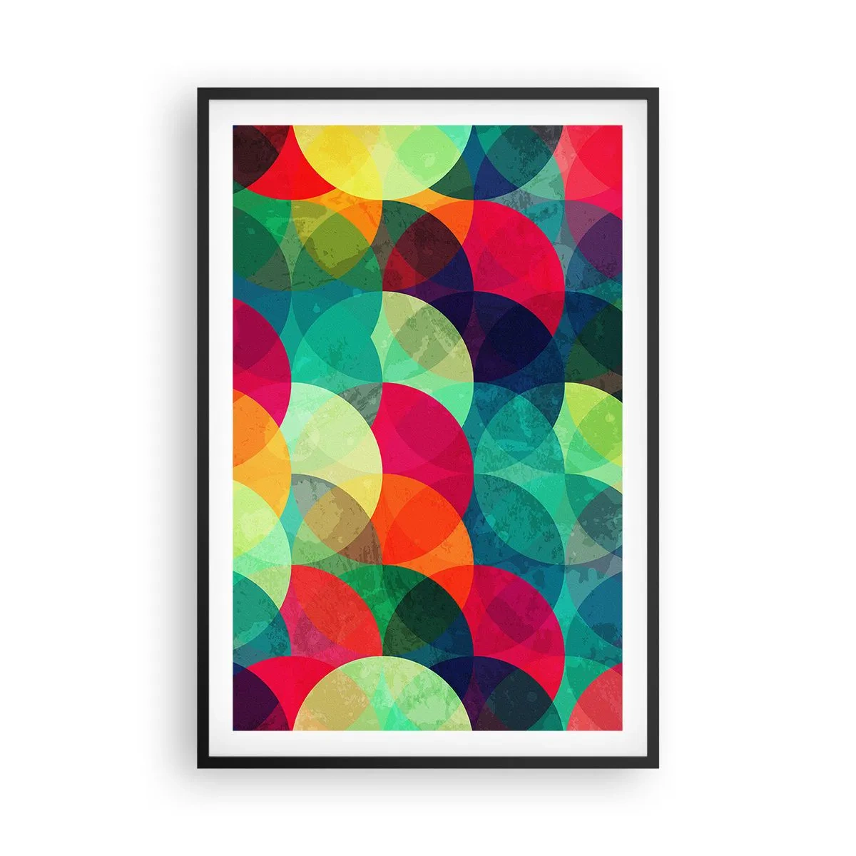 Poster în ramă neagră - Să intrăm în curcubeu - 61x91 cm