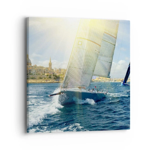 Tablou pe pânză - E timpul să părăsim orașul - 40x40 cm