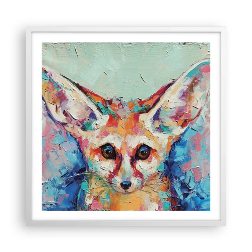 Poster în ramă albă - Sunteți gata pentru mine? - 60x60 cm