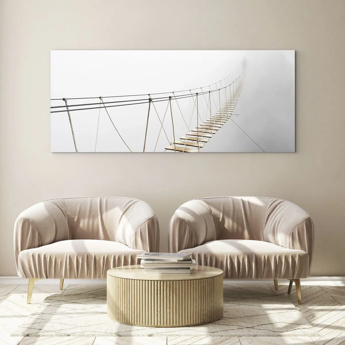 Tablou pe sticlă - Unde te va duce? - 120x50 cm