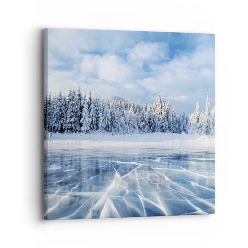 Tablou pe pânză - O priveliște orbitoare și cristalină - 30x30 cm