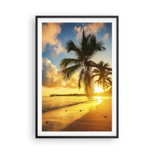 Poster în ramă neagră - Visul din Caraibe - 61x91 cm