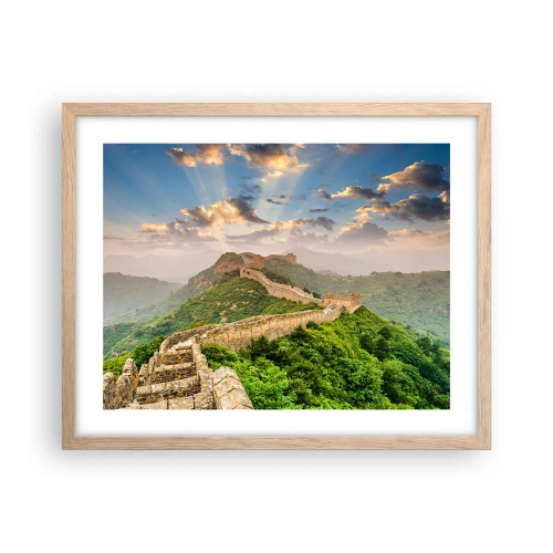 Poster în ramă de stejar deschis - Măreția netrecătoare - 50x40 cm