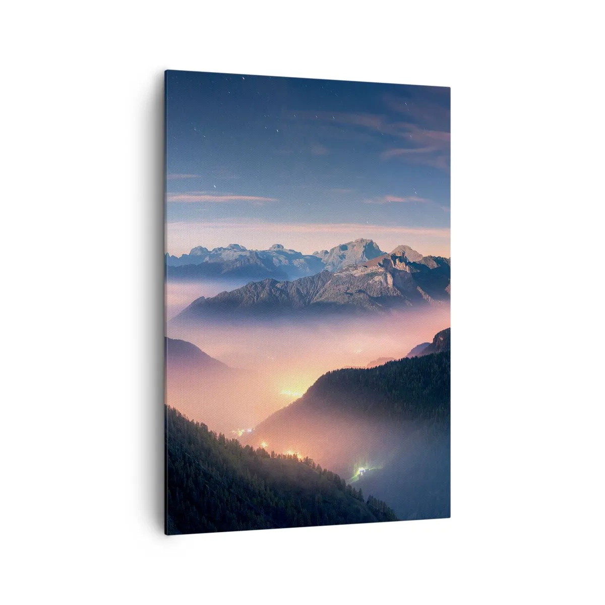 Tablou pe pânză - Lumină în văi - 70x100 cm